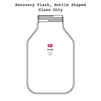 4021 Series Glass only Recovery Flasks