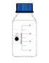 1516 Bottle, Media Storage, High Temp PBT Autoclavable Cap - Manufactured by NDS Technologies, Inc.
