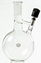 500 to 1000 Millimeter (mL) Capacity Straus Air Sensitive Flasks
