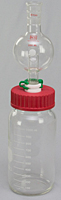 3844 Rotary Evaporator Adapter with a Media Bottle - Manufactured by NDS Technologies, Inc.