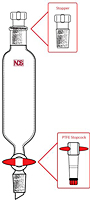 4439 Funnel, Addition, with PTFE Plug - Manufactured by NDS Technologies, Inc.
