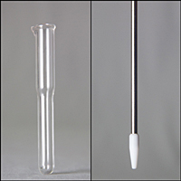 8062 Tissue Grinder, Dual Purpose, PTFE Pestle, Glass Tube - Manufactured by NDS Technologies, Inc.