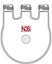 4013 Flask, Round Bottom, Three Neck, GL Thread - Manufactured by NDS Technologies, Inc.