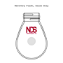 4019 Recovery Flask, Heavy Wall, Threaded, Glass Only - Manufactured by NDS Technologies, Inc.