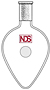 4022 Flask, Pear Shaped - Manufactured by NDS Technologies, Inc.