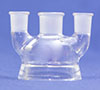 4041 Reaction Flask Top, Three Neck - Manufactured by NDS Technologies, Inc.